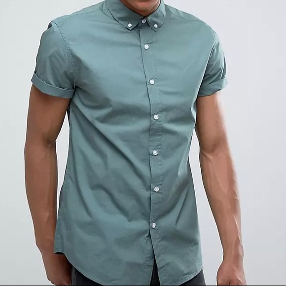 New Look short sleeve button down shirt - Picture 3 of 4